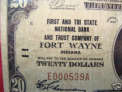 Currency Printed by Banks