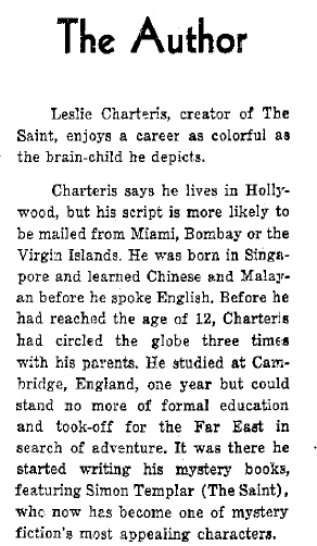 About Leslie Charteris